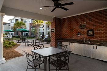 Outdoor Gathering Pavilion at Abberly Chase Apartment Homes by HHHunt, South Carolina, 29936